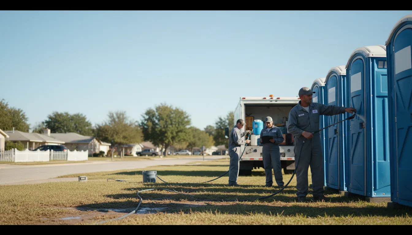 Long-Term Portable Toilet Rental in Fox, OK near me